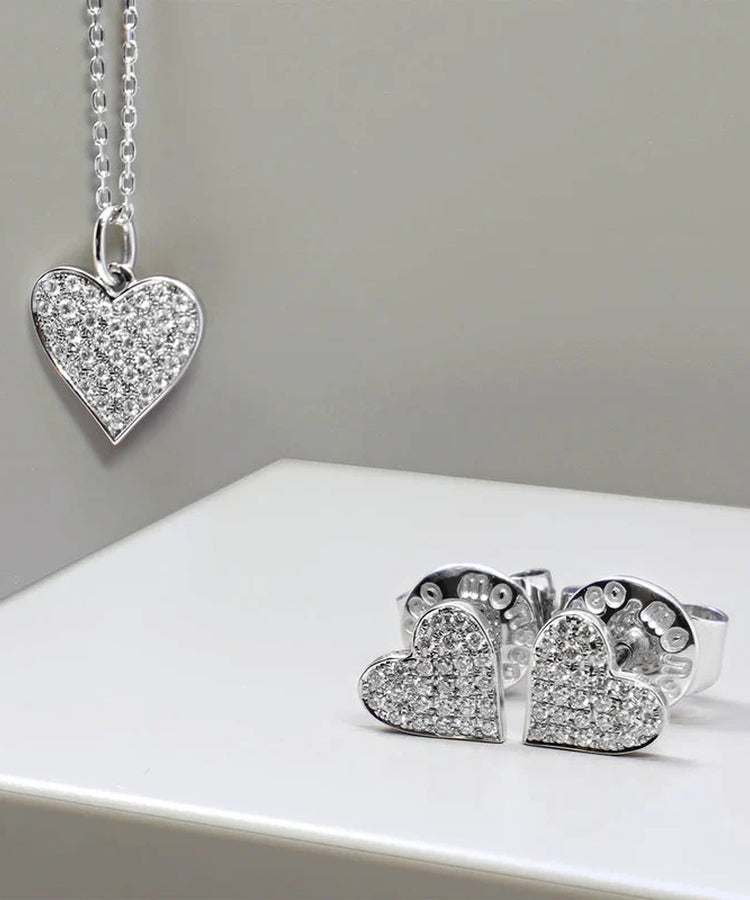 Brincos Monseo Pure Love Ouro e Diamantes
