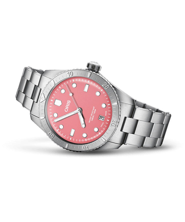 Relógio Oris Divers Sixty-Five Cotton Candy