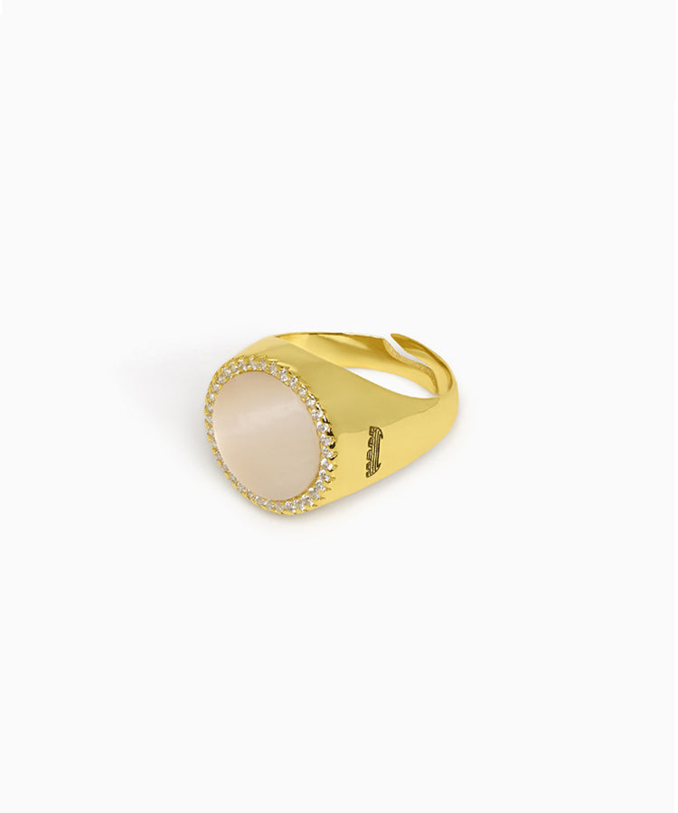 Anel Eugénio Campos Pinky Round