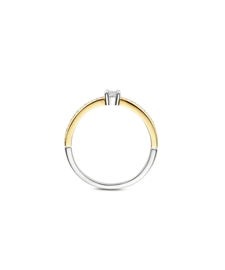 Anel Ti Sento Classic Zirconia 12400ZY