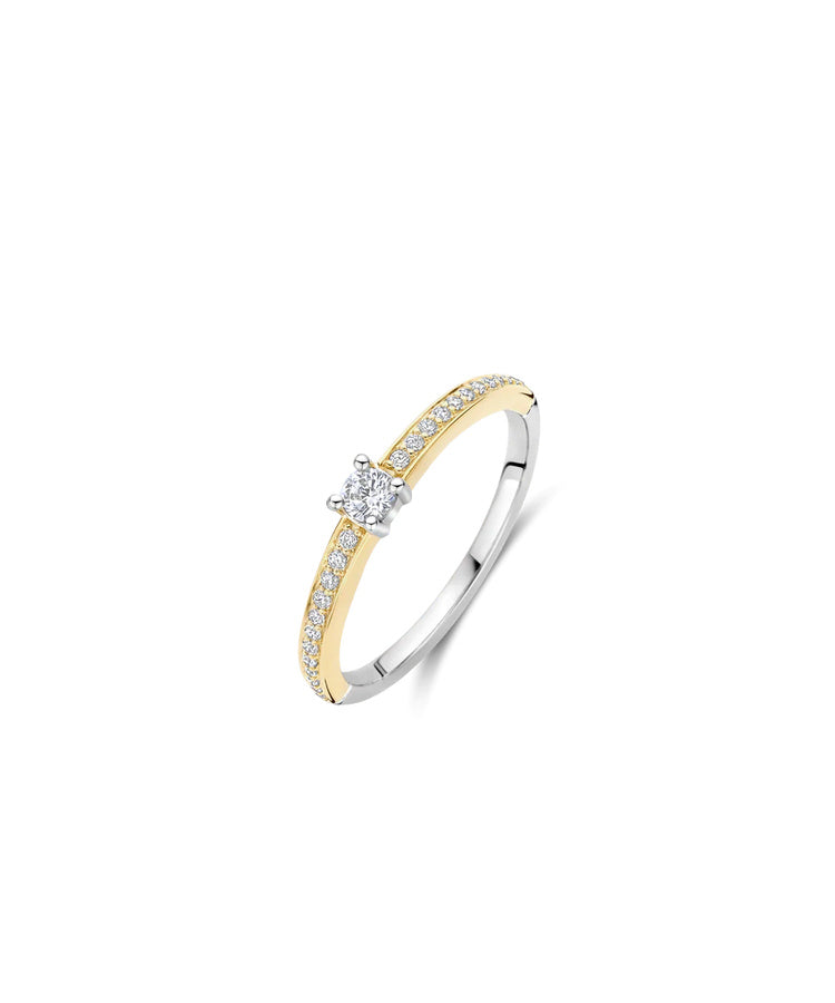 Anel Ti Sento Classic Zirconia 12400ZY