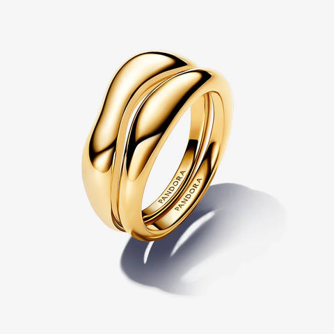 Anéis Pandora conjugáveis com design orgânico