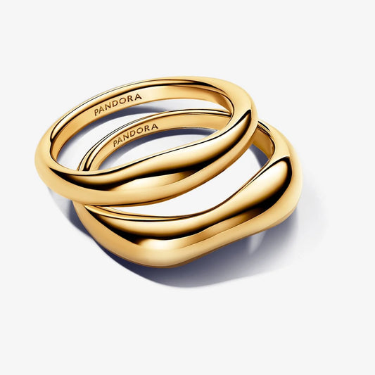 Anéis Pandora conjugáveis com design orgânico