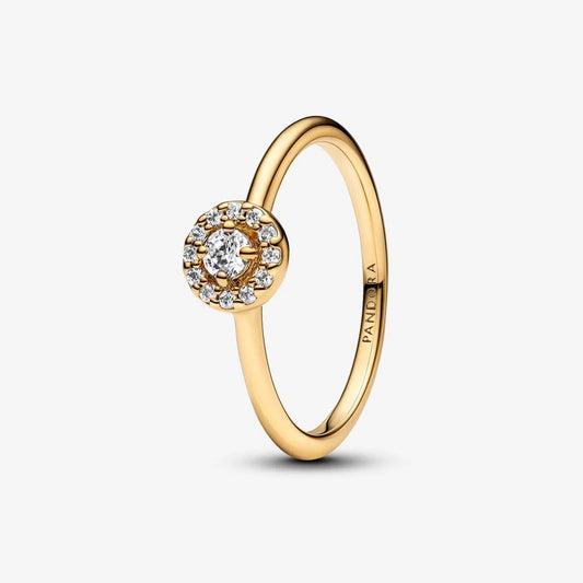 Anel Pandora Auréola Redonda Pavé