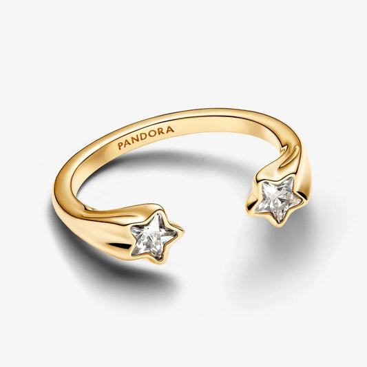Anel Pandora Estrelas Cadentes