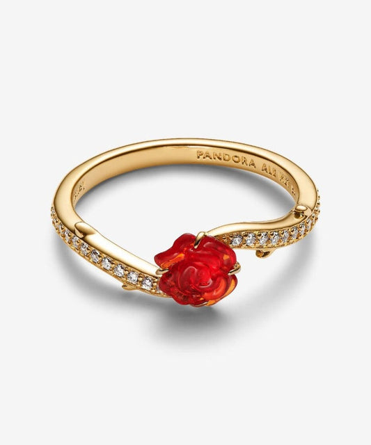 Anel Rosa Bela e o Monstro Pandora