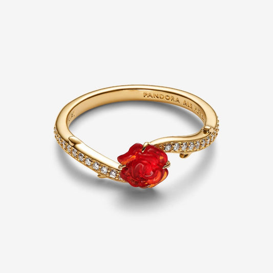 Anel Rosa Bela e o Monstro Pandora