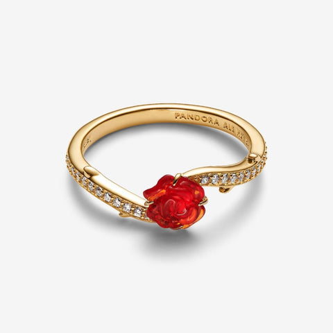 Anel Rosa Bela e o Monstro Pandora