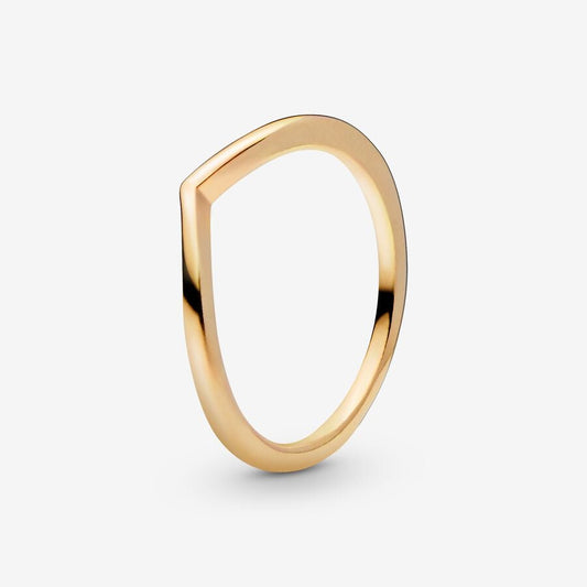 Anel Pandora Polido Wishbone