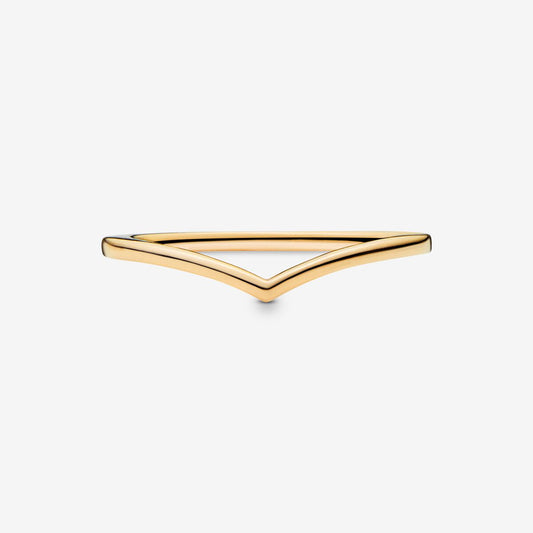 Anel Pandora Polido Wishbone