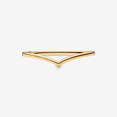 Anel Pandora Polido Wishbone