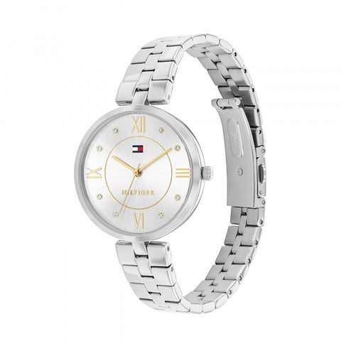 Relógio Tommy Hilfiger Cristais Branco