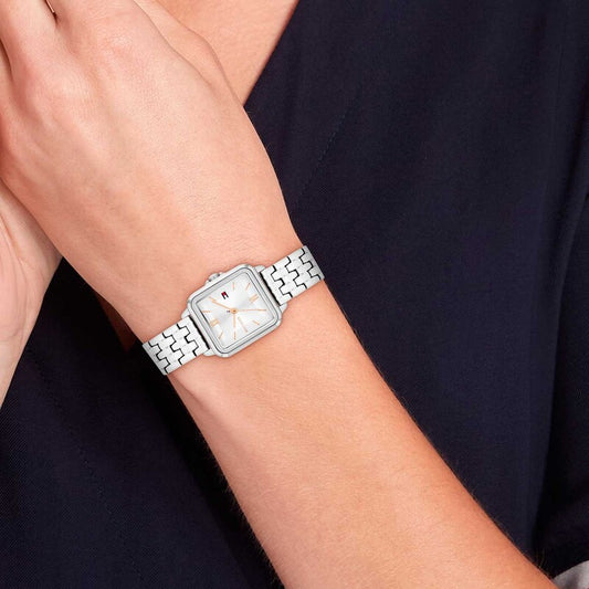 Relógio Tommy Hilfiger Aço Quadrado Prateado