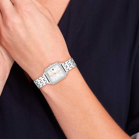 Relógio Tommy Hilfiger Aço Quadrado Prateado