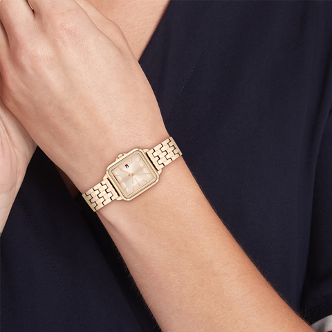 Relógio Tommy Hilfiger Aço Quadrado Rose Gold