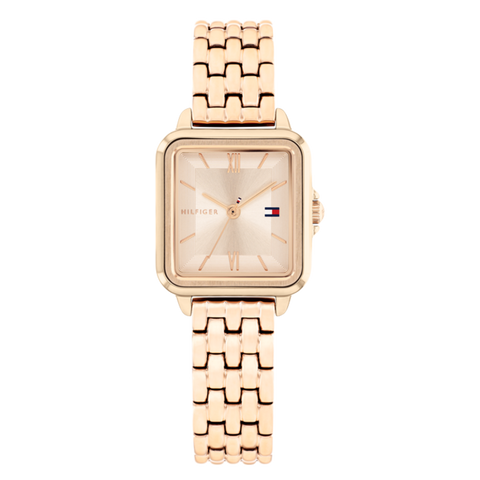 Relógio Tommy Hilfiger Aço Quadrado Rose Gold