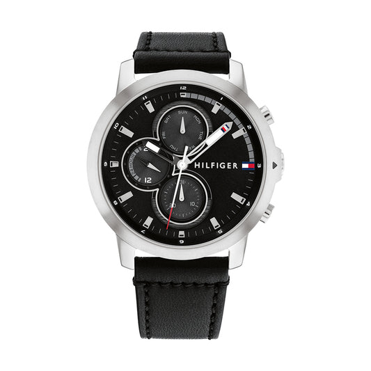 Relógio pulso Tommy Hilfiger Black Leather