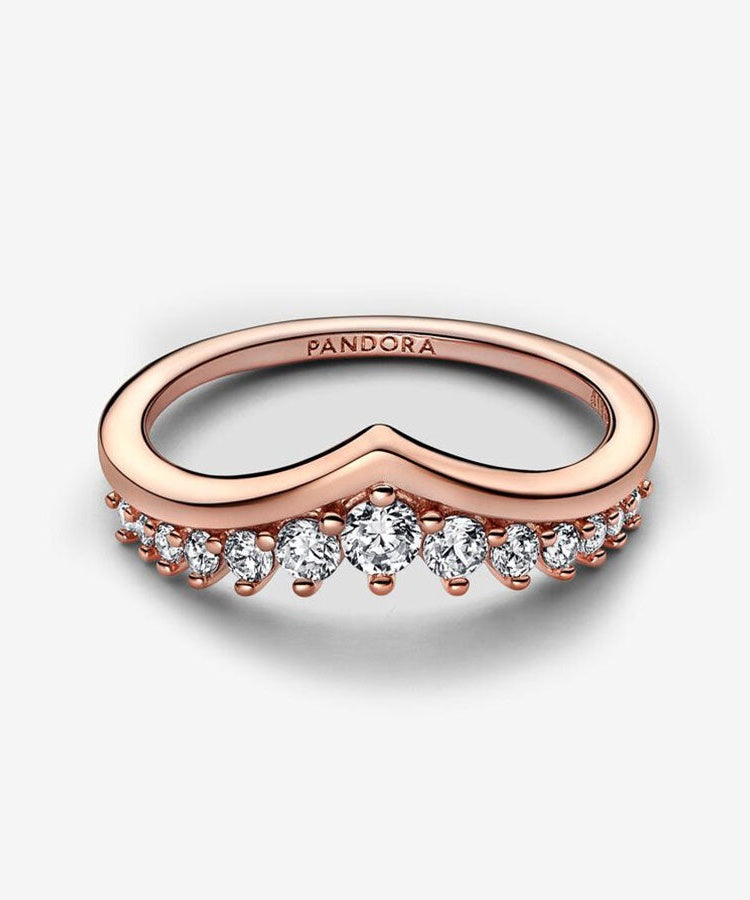 Anel Pandora Rose Timeless Wish Floating  Pavé