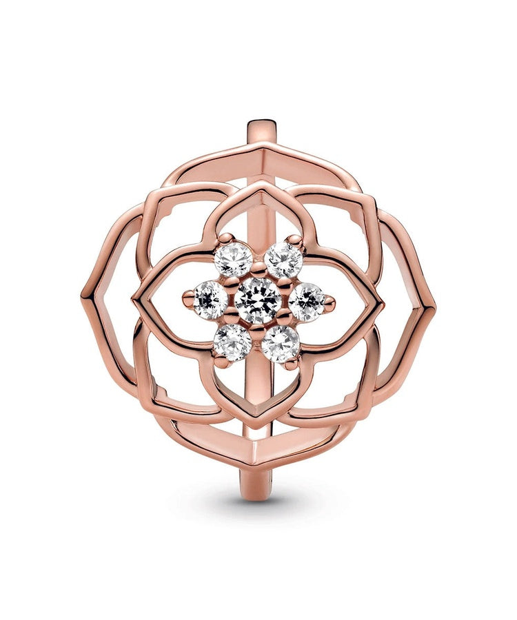 Anel Pandora Rose Petals Statement