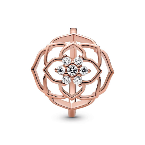Anel Pandora Rose Petals Statement