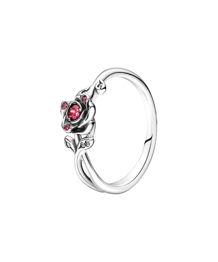 Anel Pandora Rose Bela e o Monstro Disney
