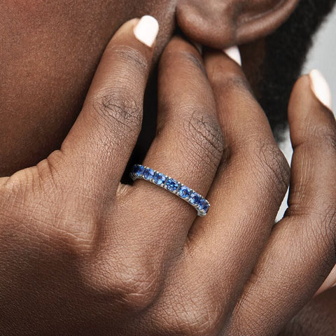 Anel Pandora Sparkling Row Eternity