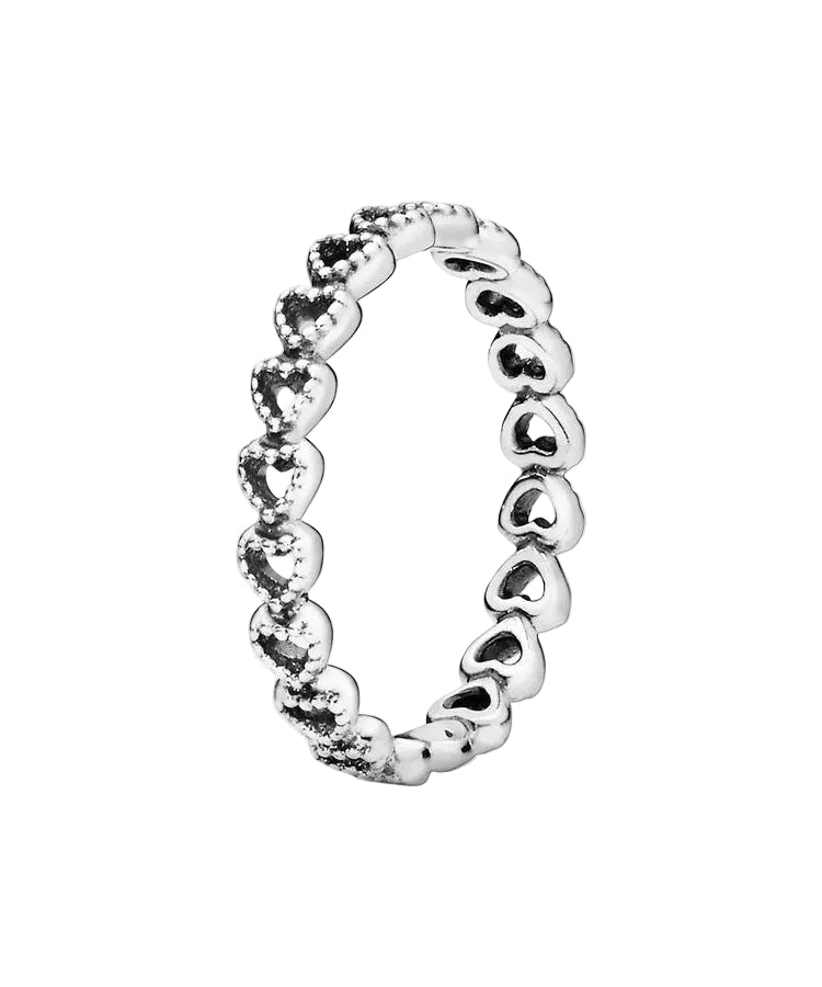 Anel Pandora Openwork Linked Love