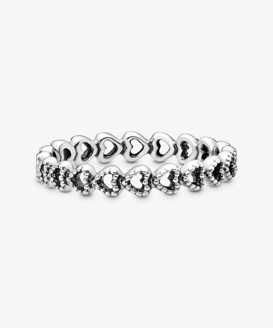 Anel Pandora Openwork Linked Love
