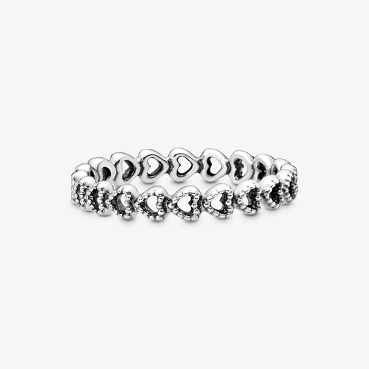Anel Pandora Openwork Linked Love