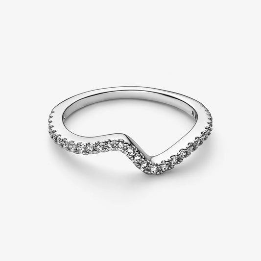 Anel Pandora Sparkling Wave