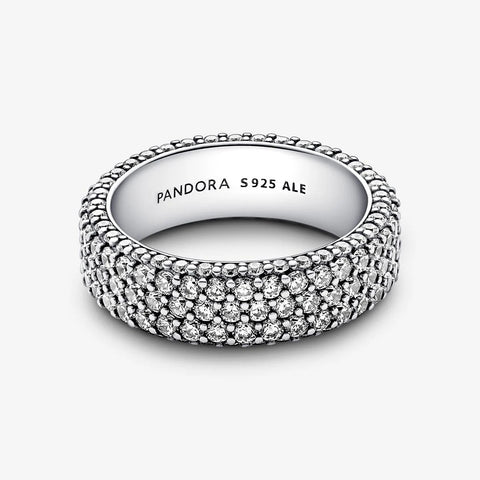 Anel Pandora Timeless  Pavé Triple