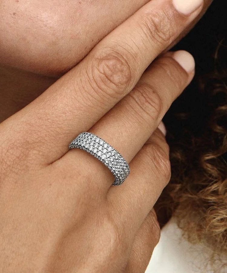 Anel Pandora Timeless  Pavé Triple