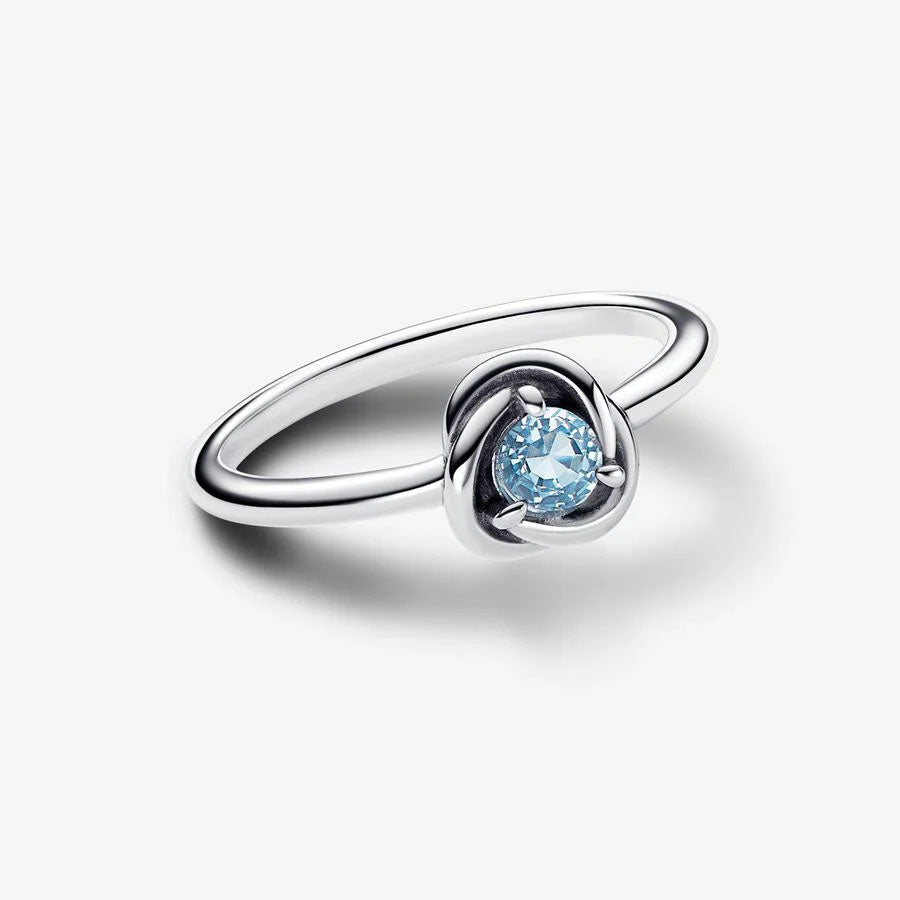 Anel Pandora Birthstone March Eternity