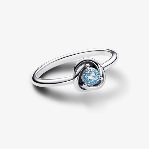 Anel Pandora Birthstone March Eternity