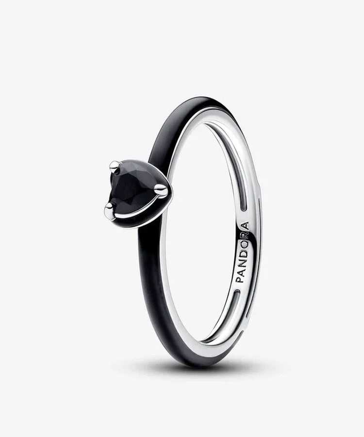 Anel Pandora ME Black Chakra Heart