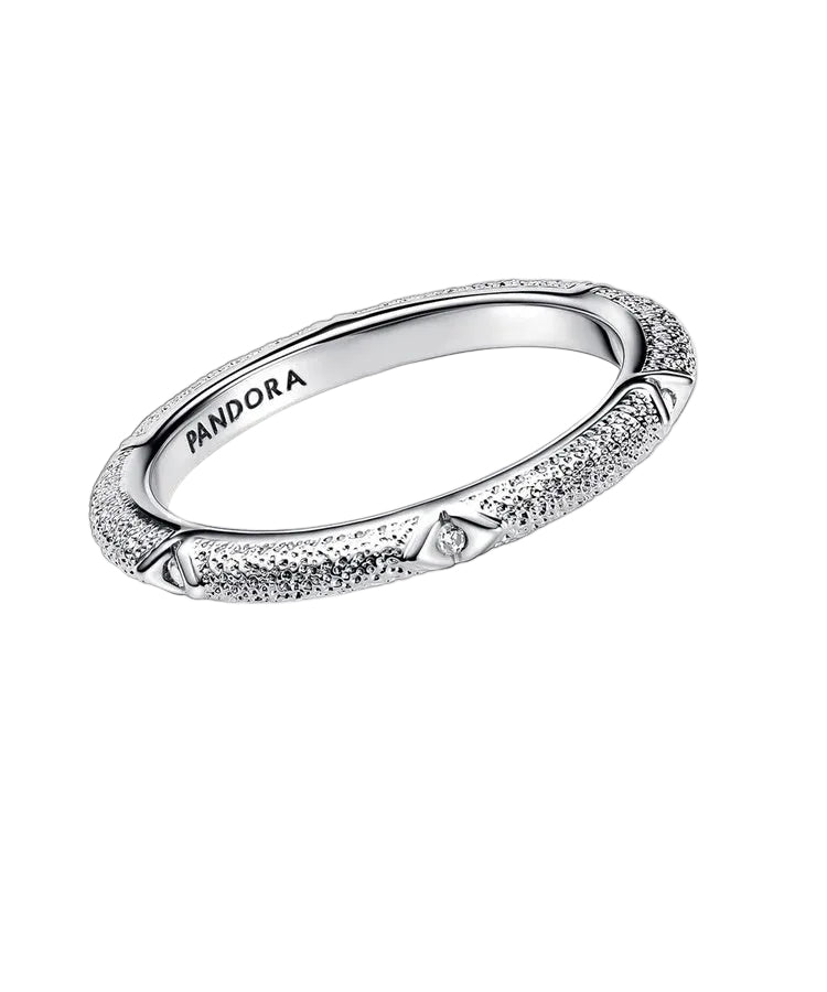 Anel Pandora ME Texture & Stones