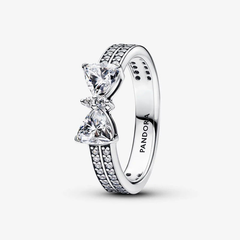 Anel Pandora Sparkling Bow
