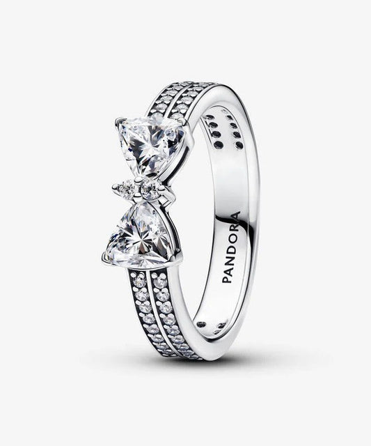 Anel Pandora Sparkling Bow