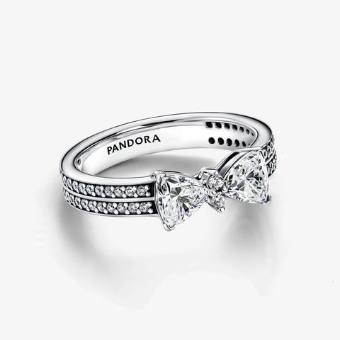 Anel Pandora Sparkling Bow