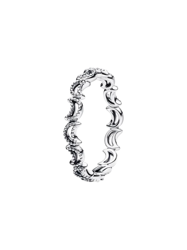 Anel Pandora Lua Crescente