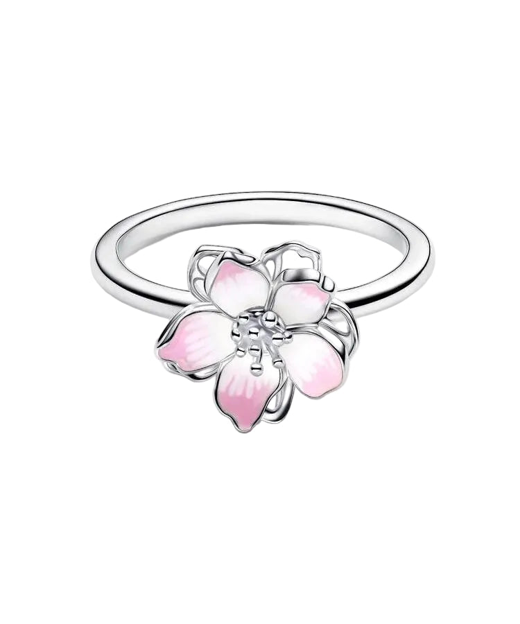 Anel Pandora Flor de Cerejeira