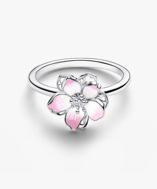 Anel Pandora Flor de Cerejeira