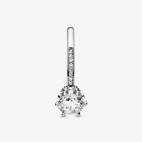 Anel Pandora Clear Sparkling Crown