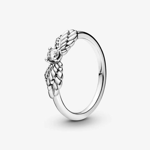 Anel Pandora Sparkling Angel Wings