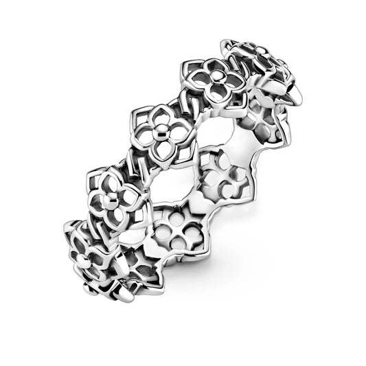 Anel Pandora Rose Petals Band