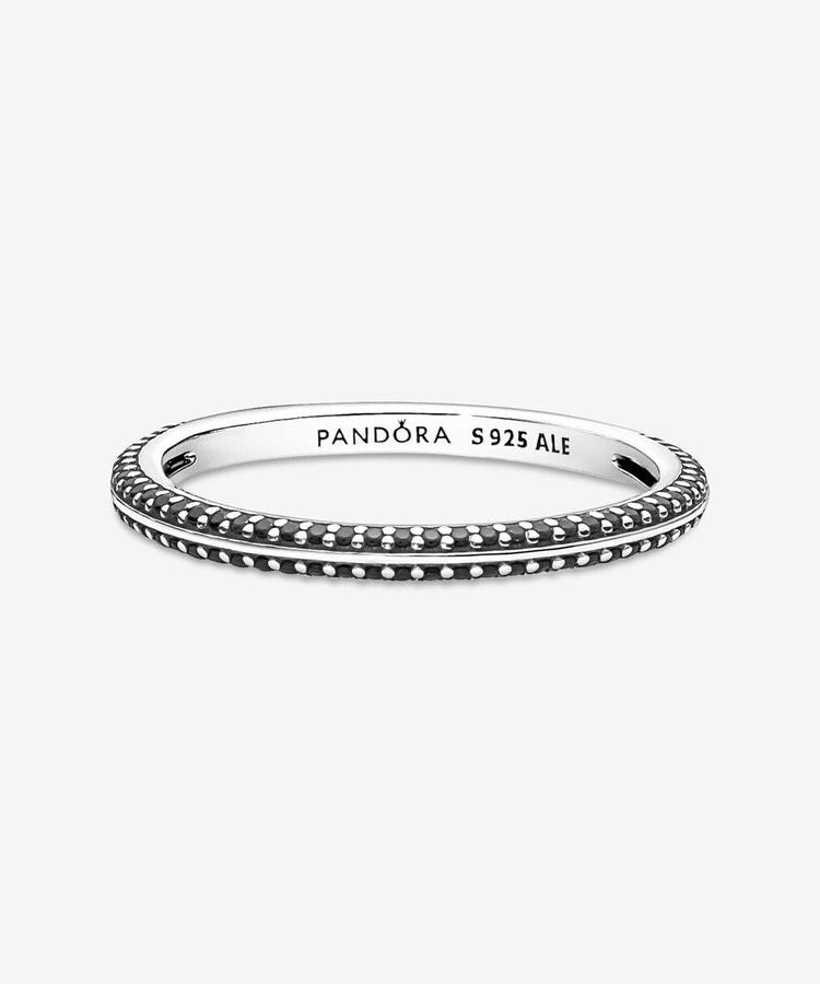 Anel Pandora  ME Black Pavé