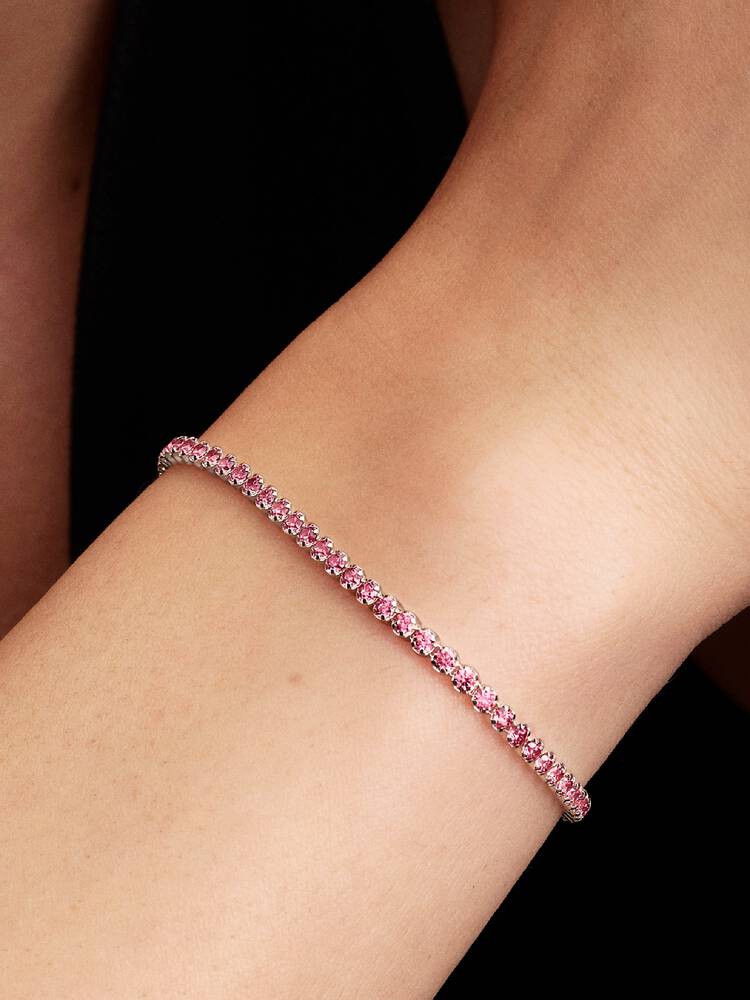 Pulseira Pnadora Ténis Pequena Rosa