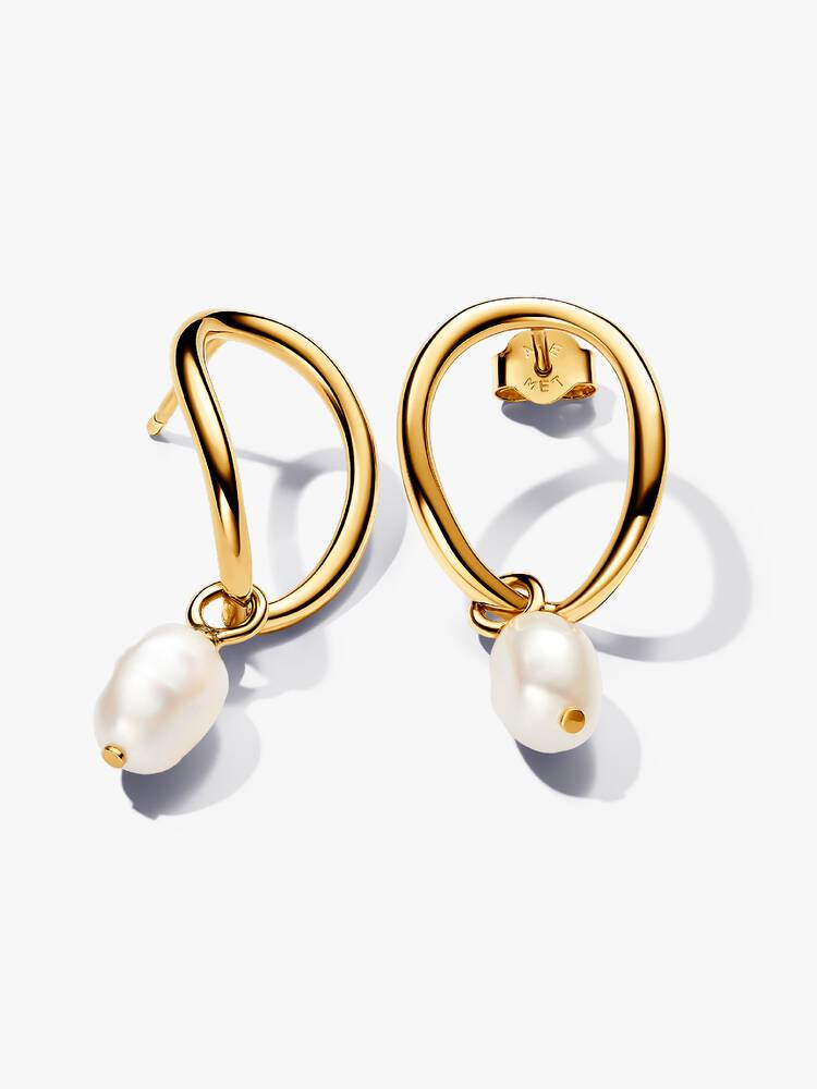 Brincos Pandora Pérolas Estilo Barroco