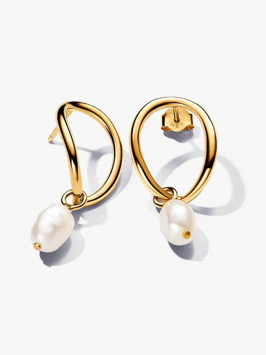 Brincos Pandora Pérolas Estilo Barroco