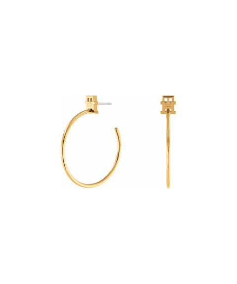 Brincos Tommy Hilfiger Monogram Hoop